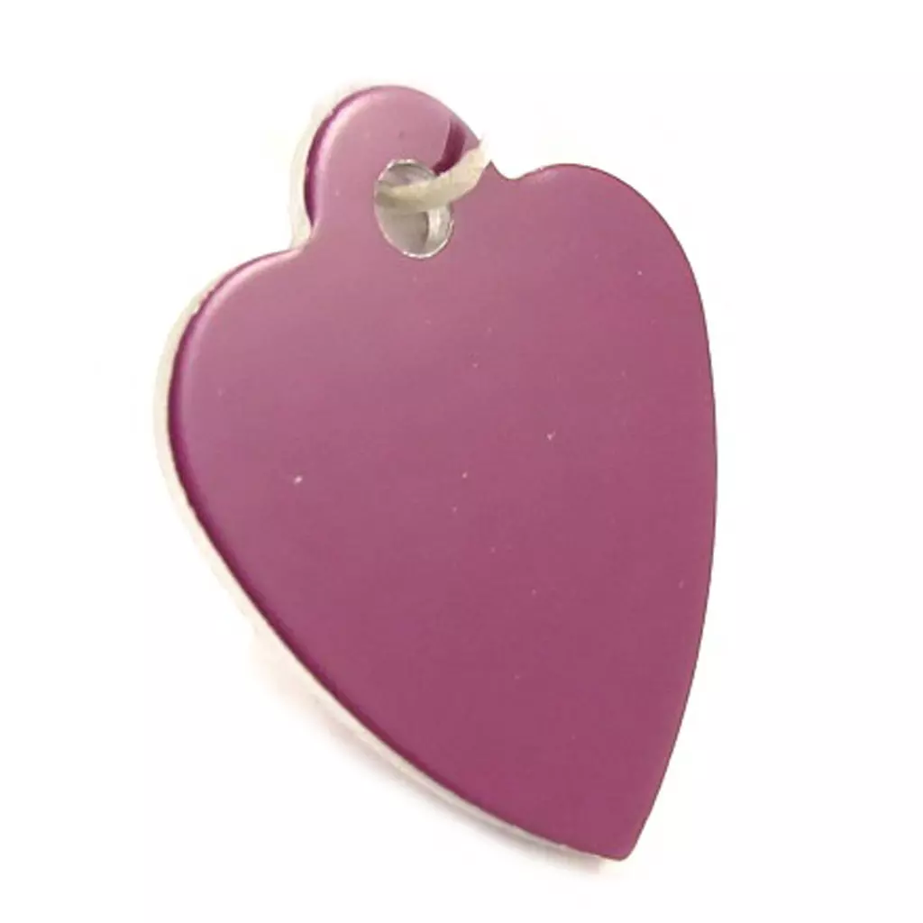 les trésors de lily Médaille Animaux 'Coeur' Aubergine [C3412]