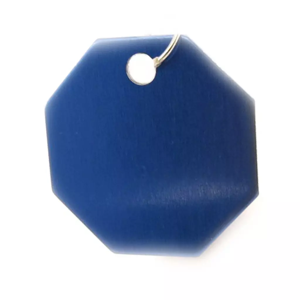 Les Trésors De Lily Médaille Animaux 'Octogone' Bleu [C3723]