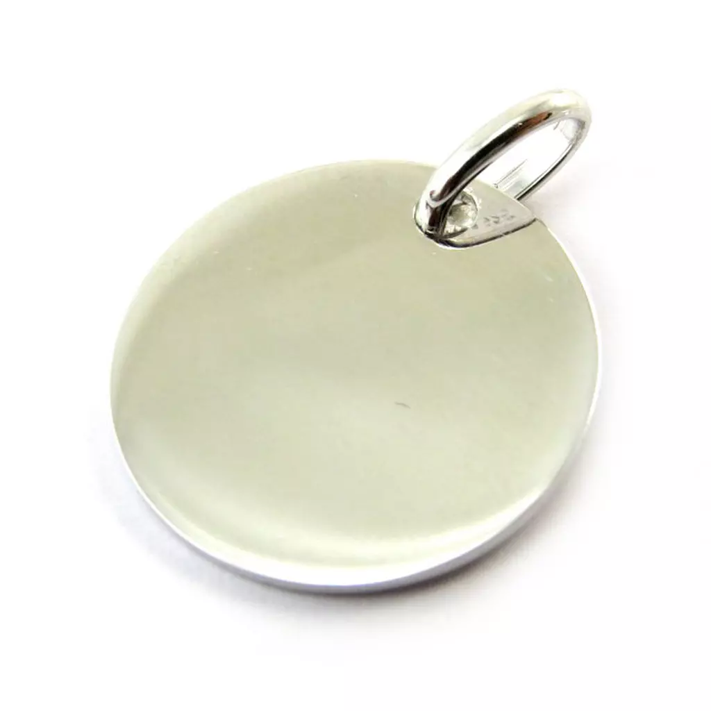 Les Trésors De Lily Médaille Argent 'Bambino' (rhodié) 17 Mm (mains) [N4057]