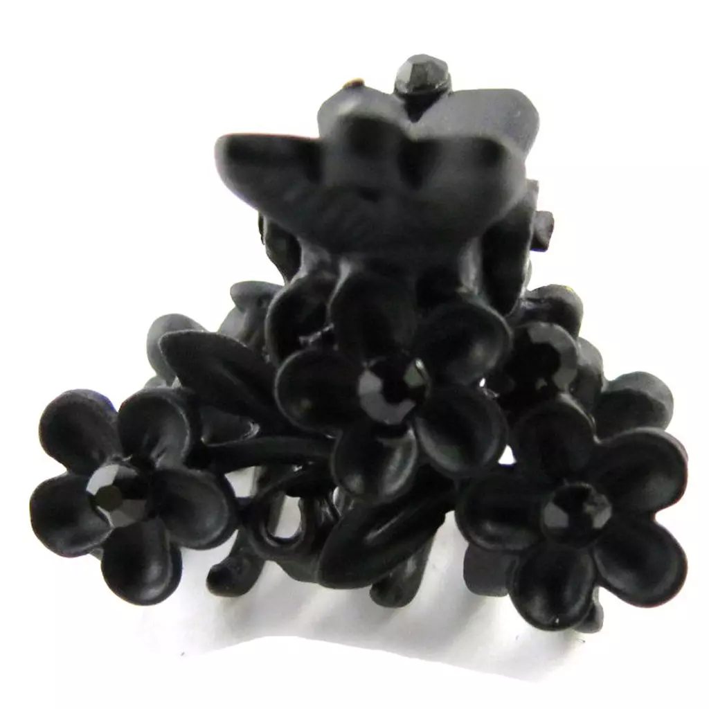 Les Trésors De Lily Mini Pince Créateur 'Sissi' Noir 25x20 Mm [J1711]