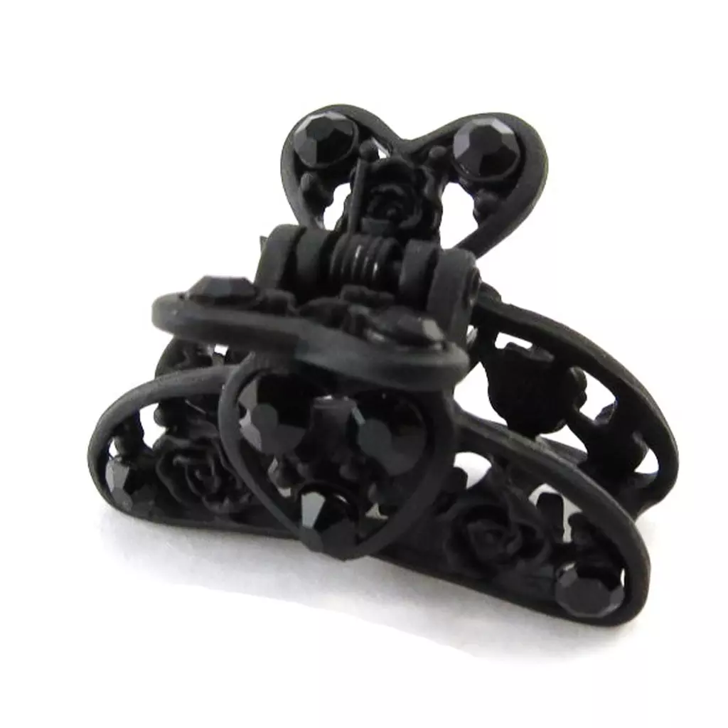 Les Trésors De Lily Mini Pince Créateur 'Sissi' Noir 30x18 Mm [J1710]