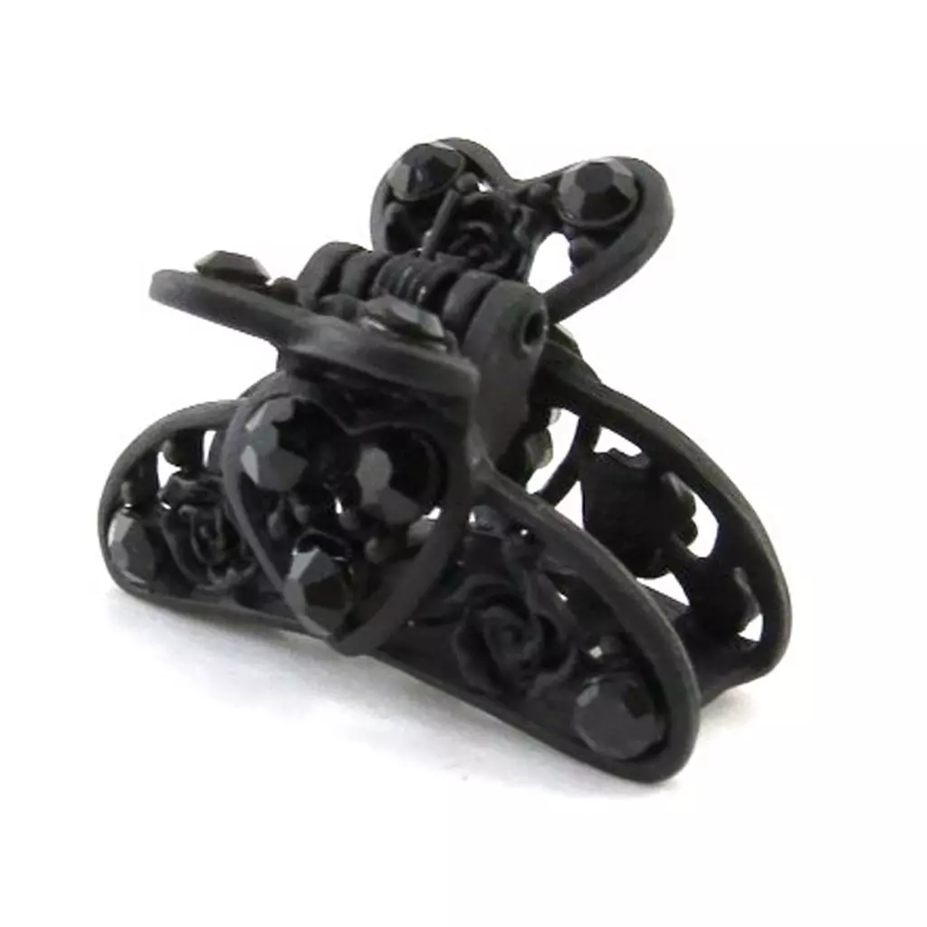 Les Trésors De Lily Mini Pince Créateur 'Sissi' Noir 30x18 Mm [J1710]