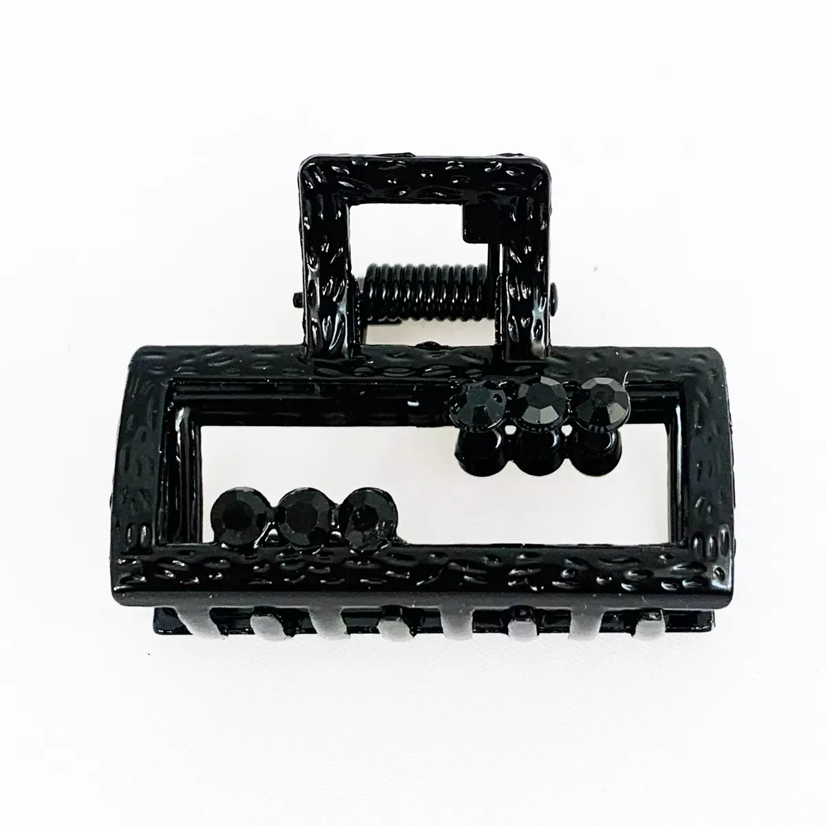 les trésors de lily Mini pince créateur 'Sissi' noir 40x28 mm [R7286]