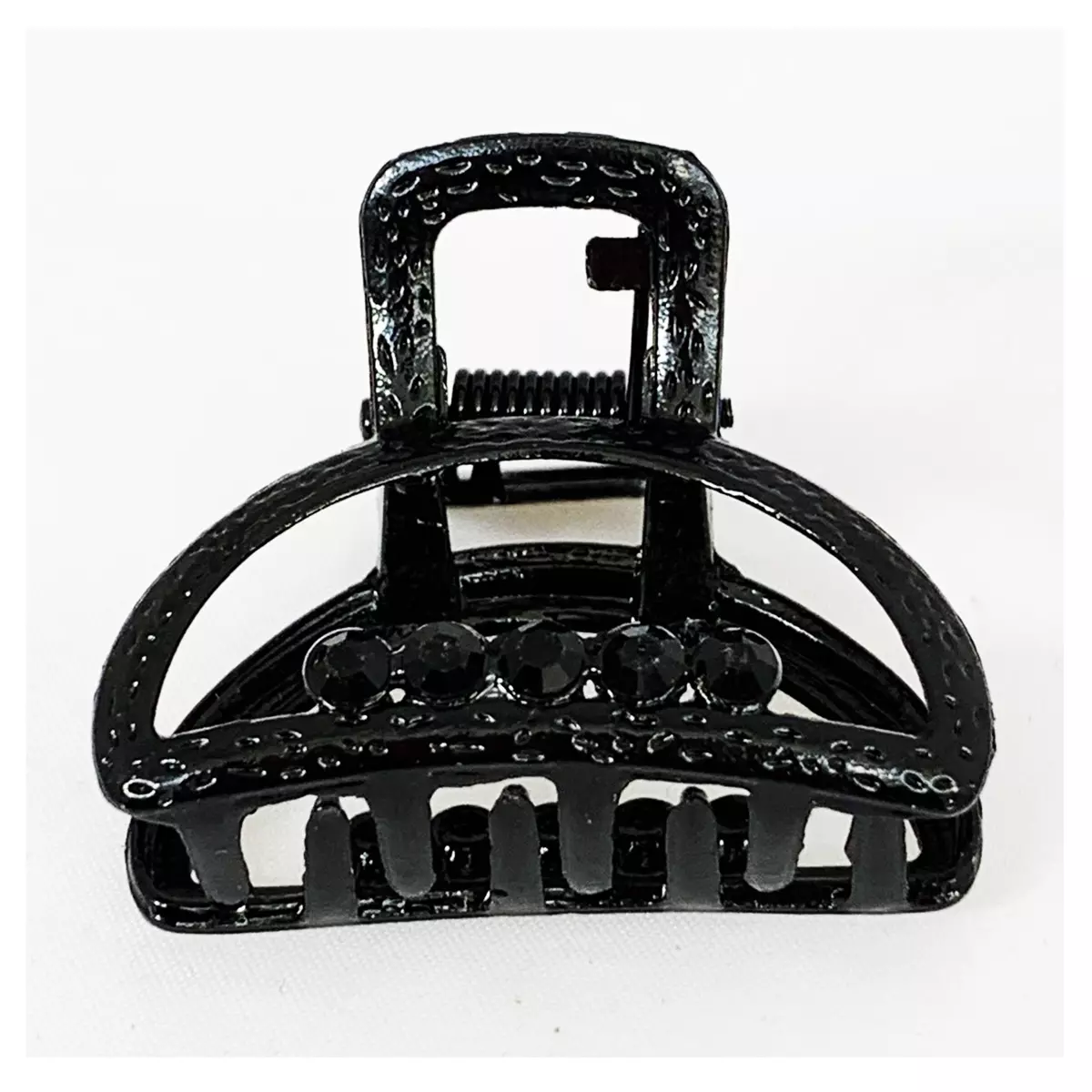 les trésors de lily Mini pince créateur 'Sissi' noir 40x30 mm [R7283]