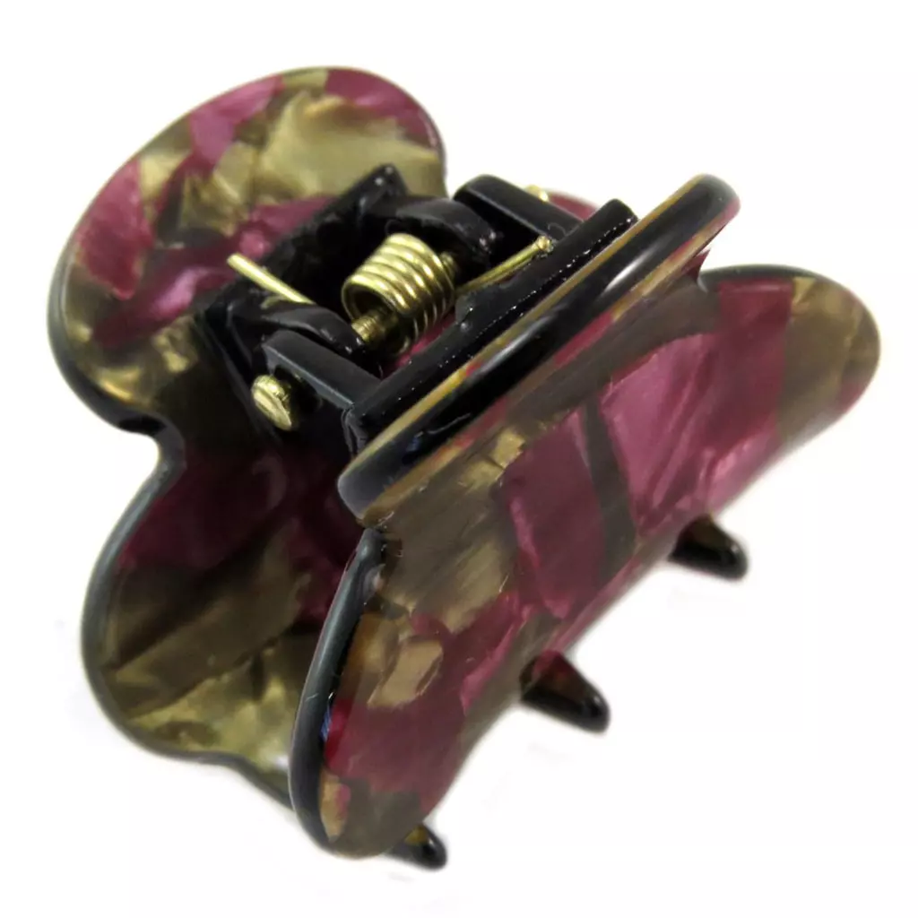 Les Trésors De Lily Mini Pince Créateur 'Sissi' Rose Beige 30x20 Mm [P6070]