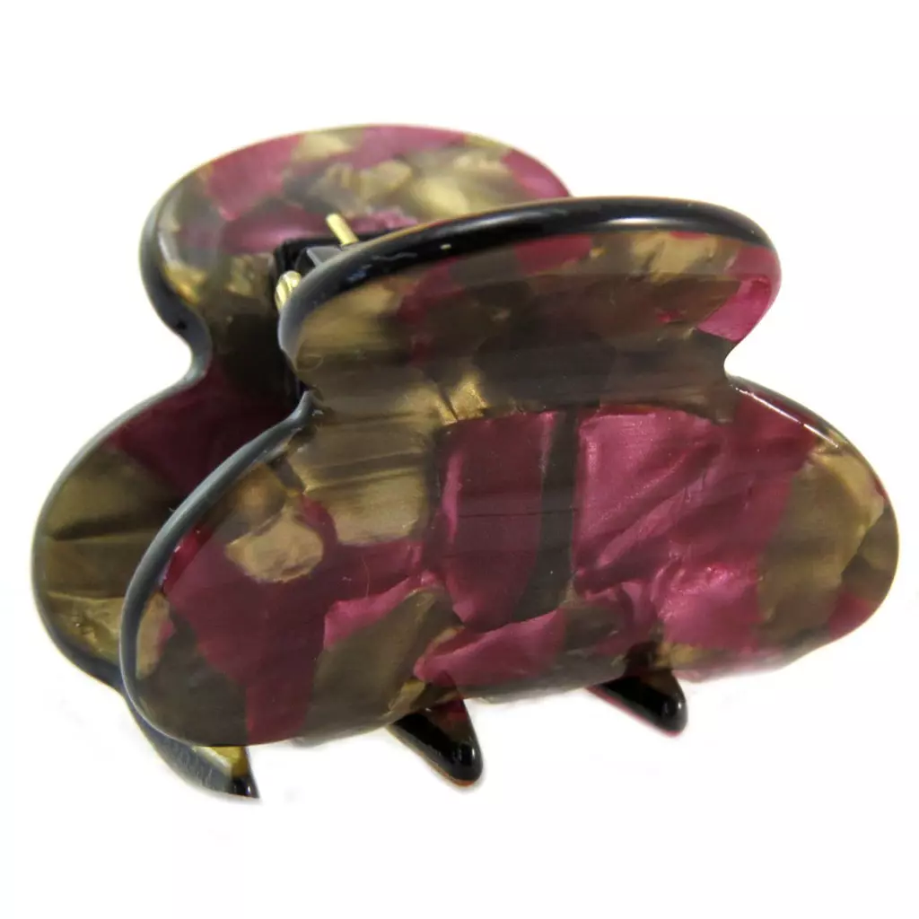 les trésors de lily Mini pince créateur 'Sissi' rose beige 30x20 mm [P6070]