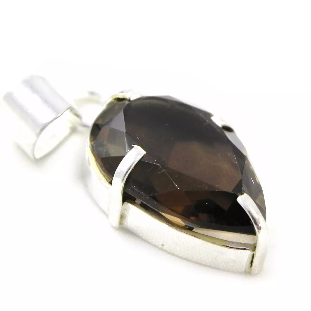 Les Trésors De Lily Parure Argent 'Gwyneth' Topaze Fumé [C9476]