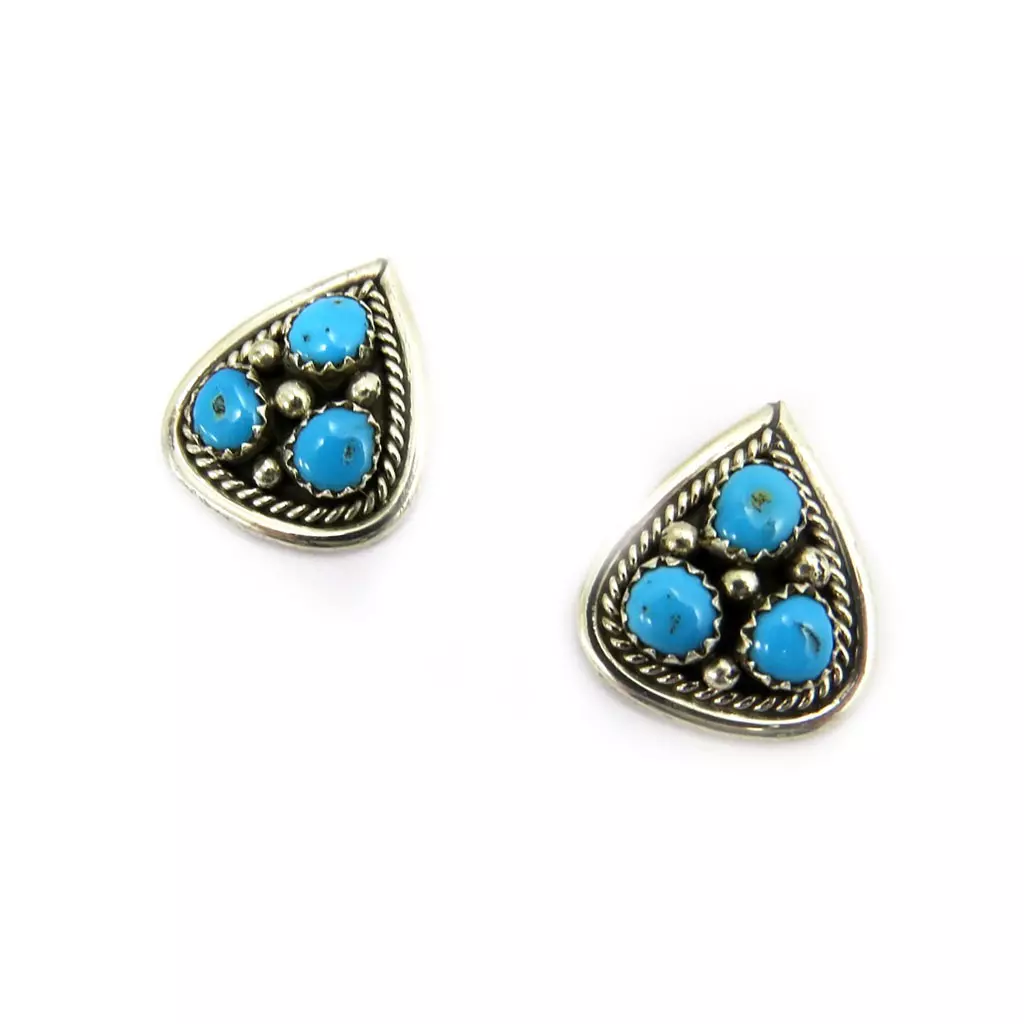 Les Trésors De Lily Parure Argent 'Navajos' Turquoise [E5538]