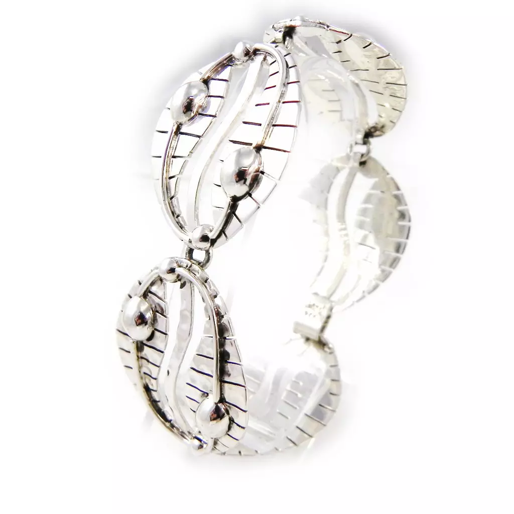 Les Trésors De Lily Parure Argent 'Sapa' Avec BO Et Bracelet [F0383]