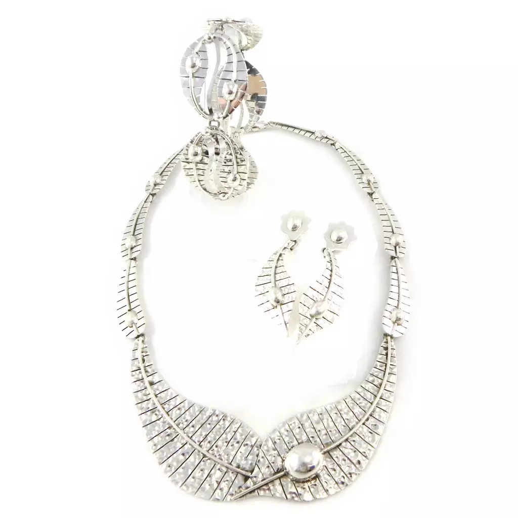 les trésors de lily Parure Argent 'Sapa' avec BO et bracelet [F0383]