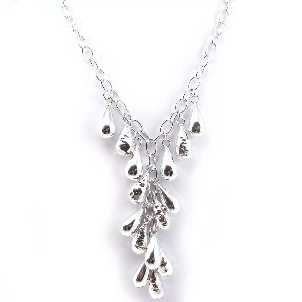 les trésors de lily Parure Argent 'Sapa' collier + bracelet [F7768]