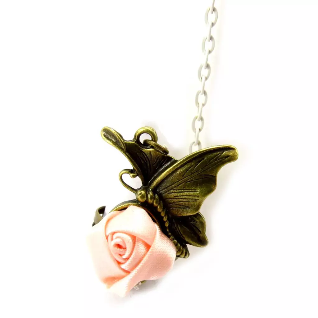 Les Trésors De Lily Parure Créateur 'Courtisanes' Ivoire Rose Pâle (dentelle) [K6569]