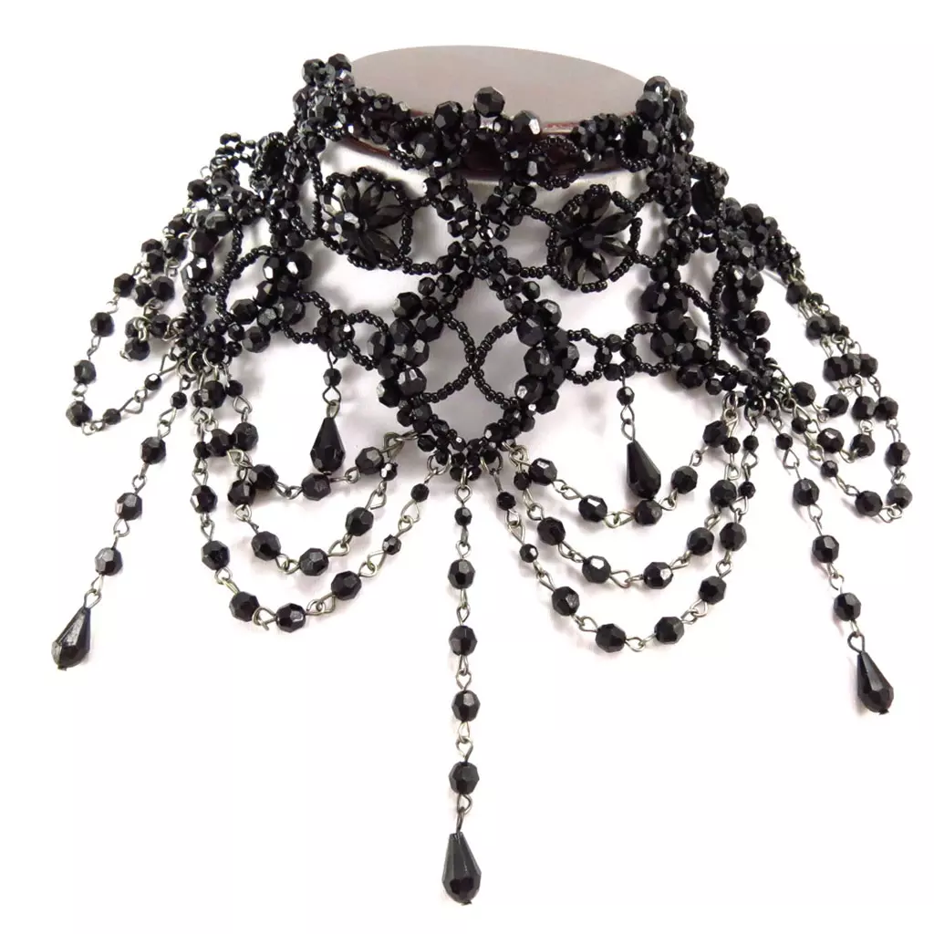 Les Trésors De Lily Parure Créateur 'Courtisanes' Noir [K6563]