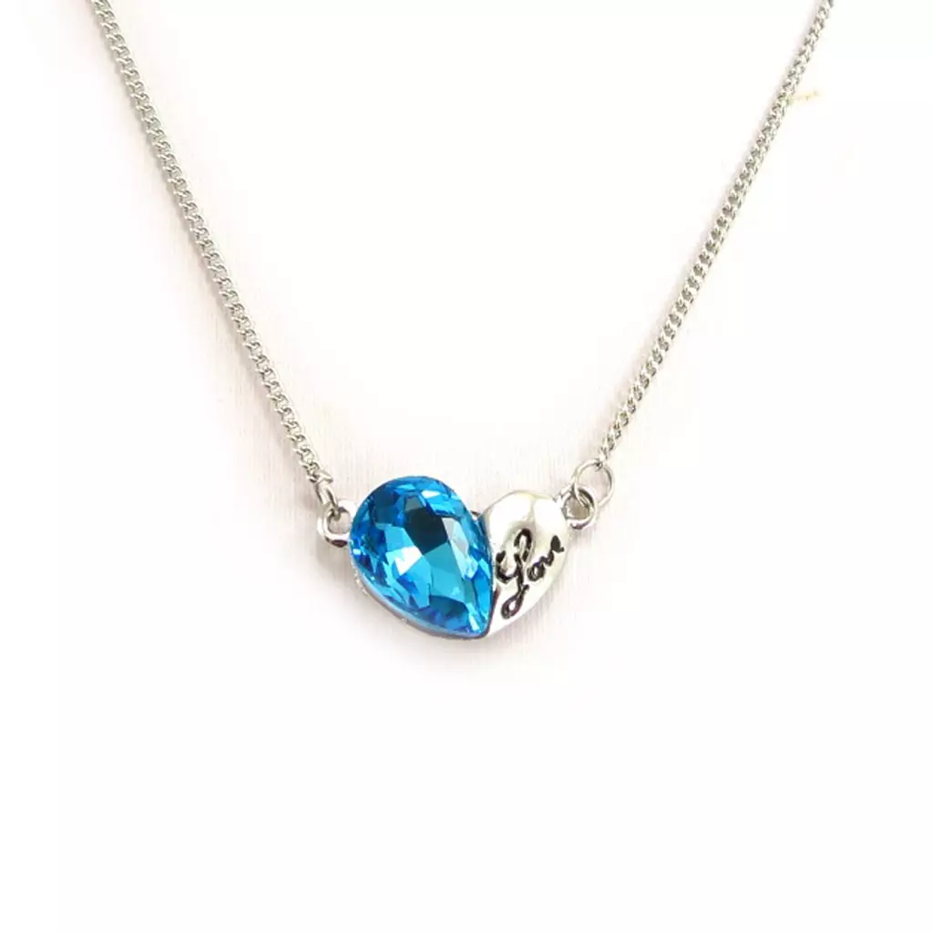 Les Trésors De Lily Parure Créateur 'Love' Turquoise (3 Pièces) [K7012]
