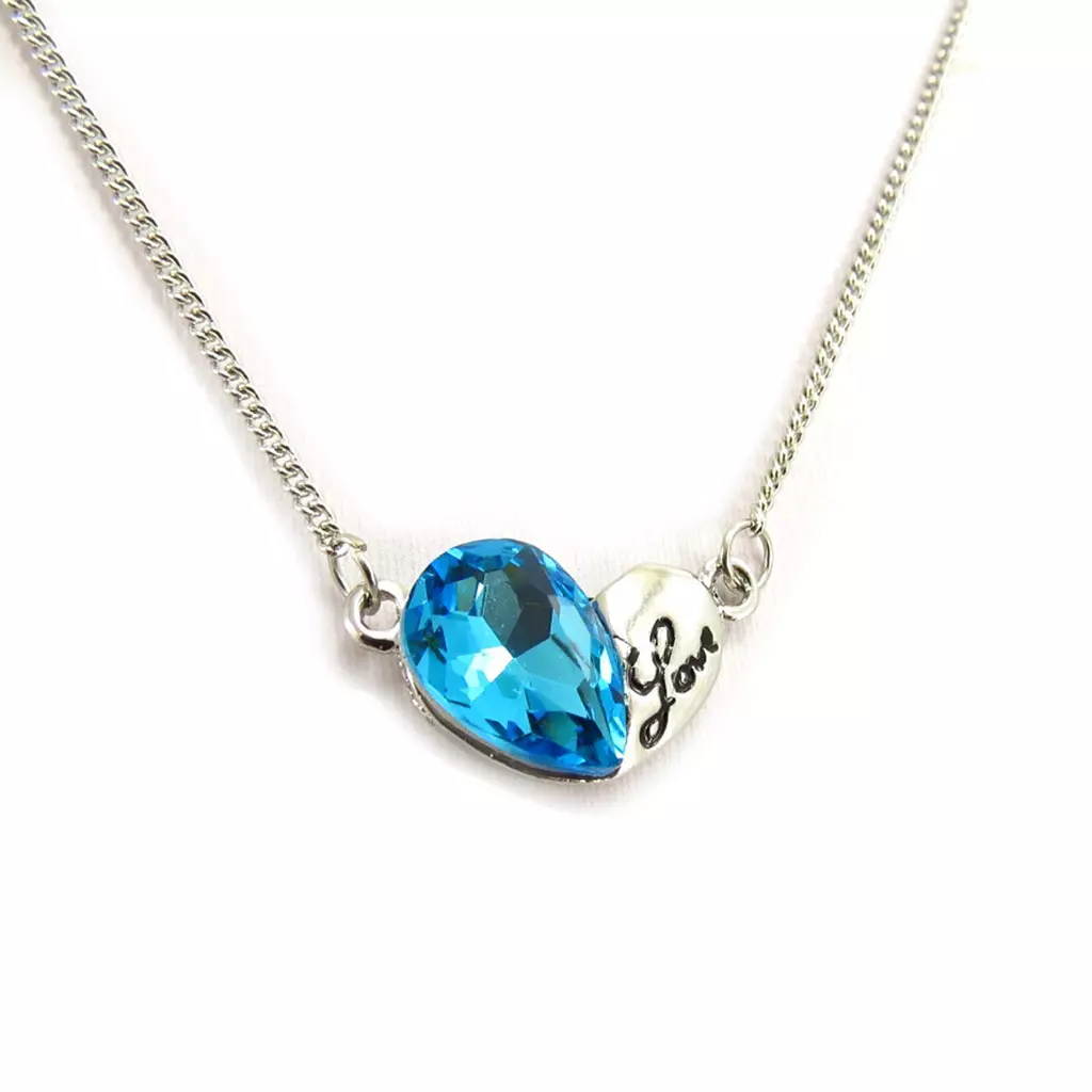 Les Trésors De Lily Parure Créateur 'Love' Turquoise (3 Pièces) [K7012]