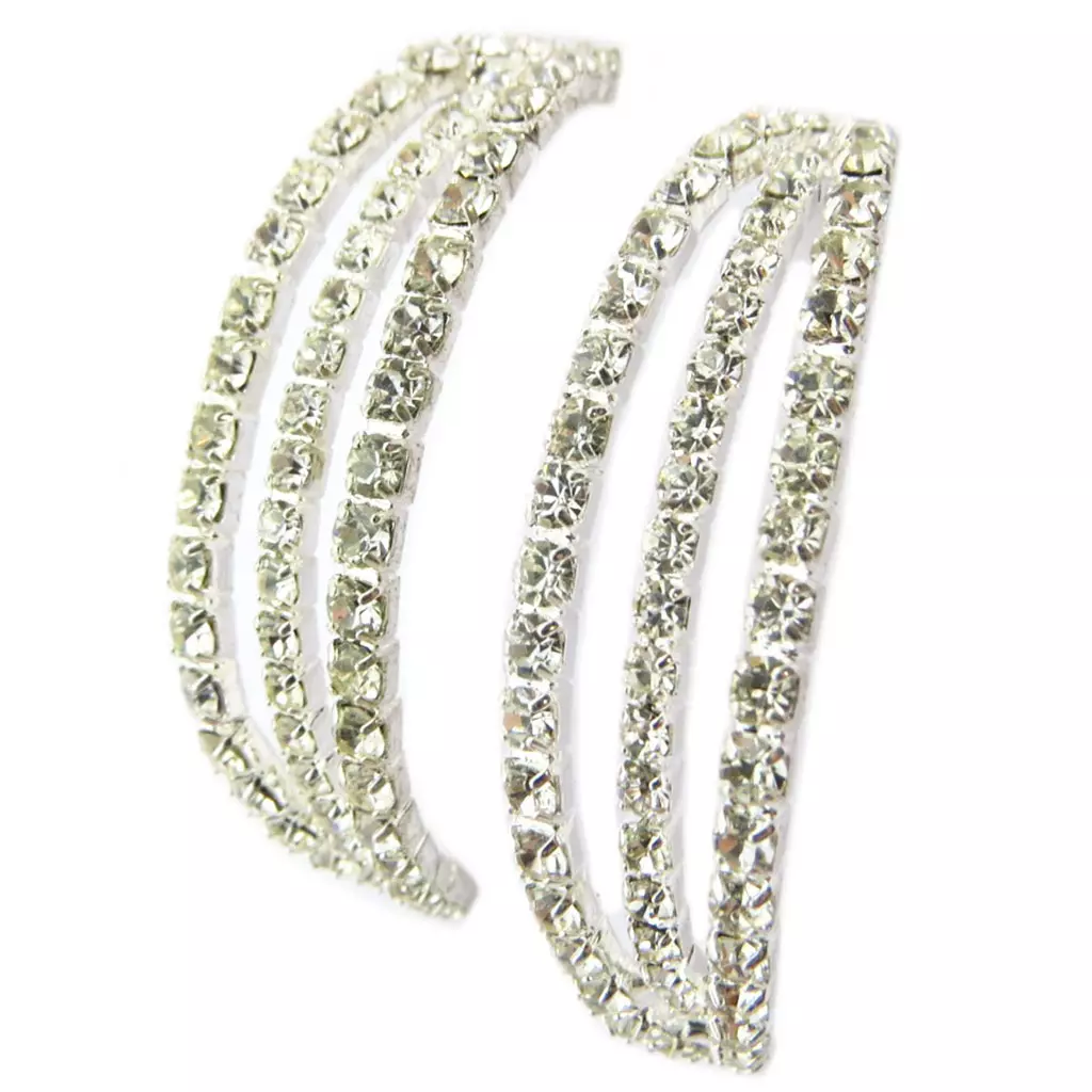 Les Trésors De Lily Parure Créateur 'Sissi' Blanc (collier + Boucles) [P4792]