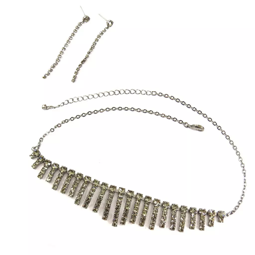 Les Trésors De Lily Parure Créateur 'Sissi' Gris [K7261]