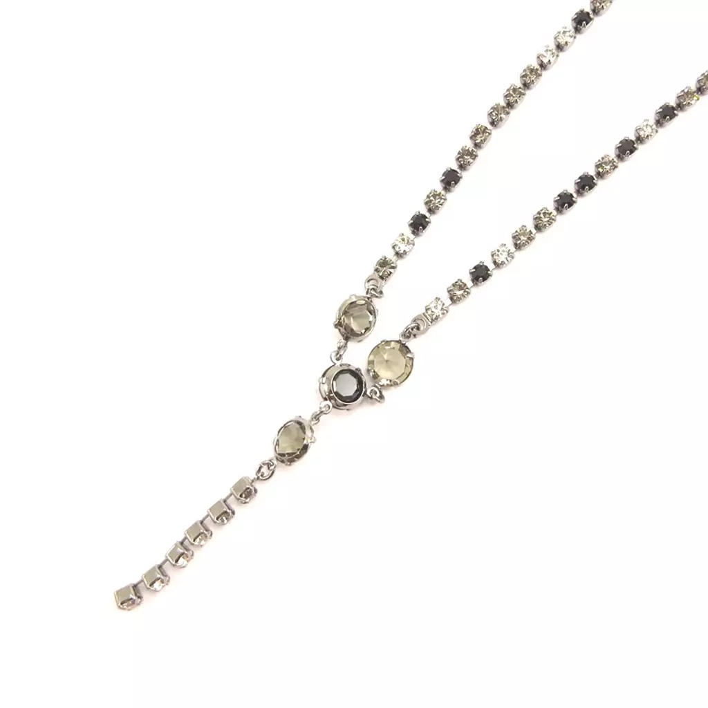 Les Trésors De Lily Parure Créateur 'Sissi' Gris Noir [K7243]