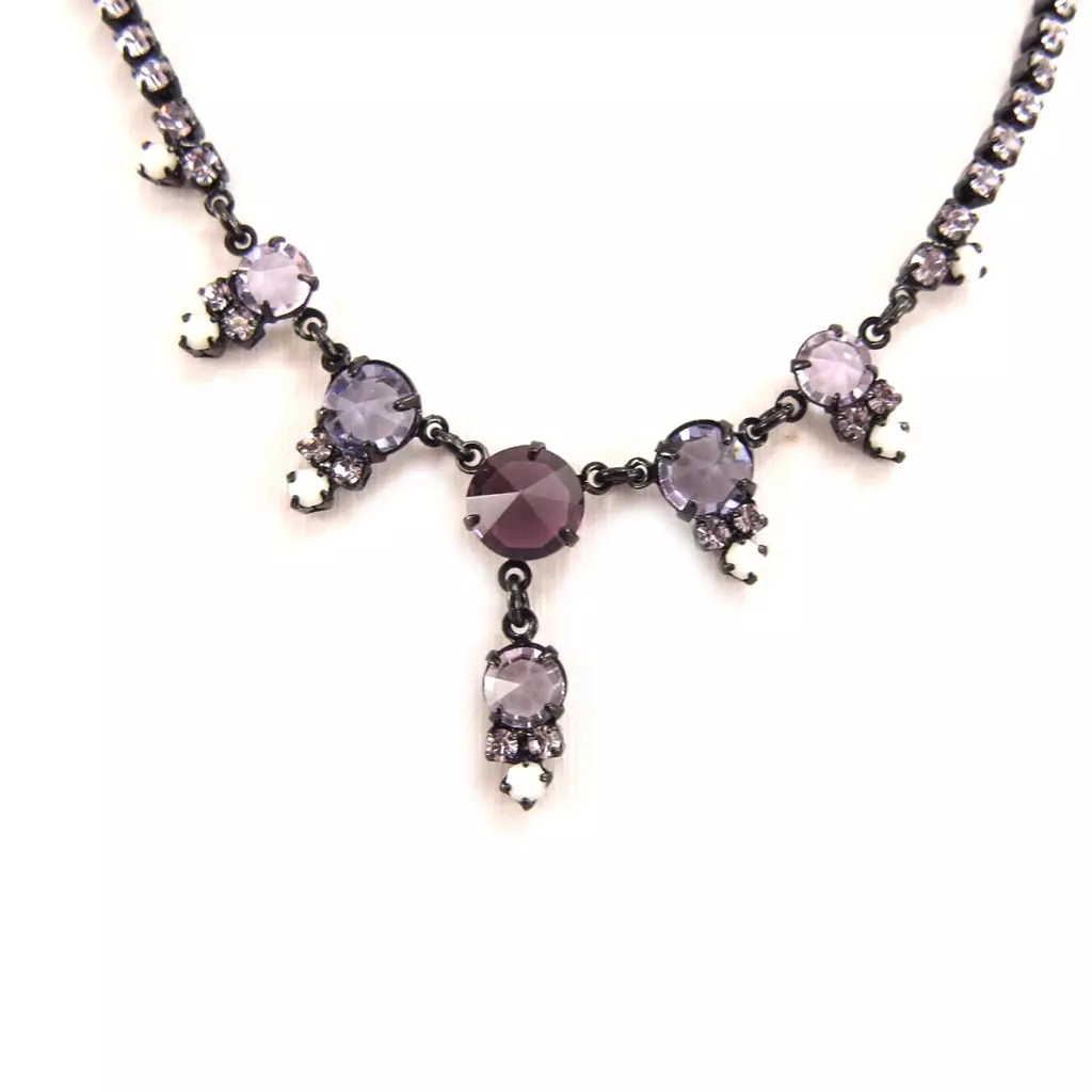 Les Trésors De Lily Parure Créateur 'Sissi' Violet (3 Pièces) [K7250]