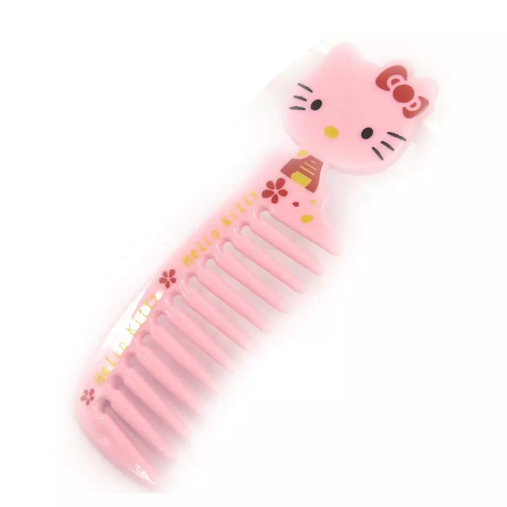 les trésors de lily Peigne plastique 'Hello Kitty' rose 14x4 cm [R6938]