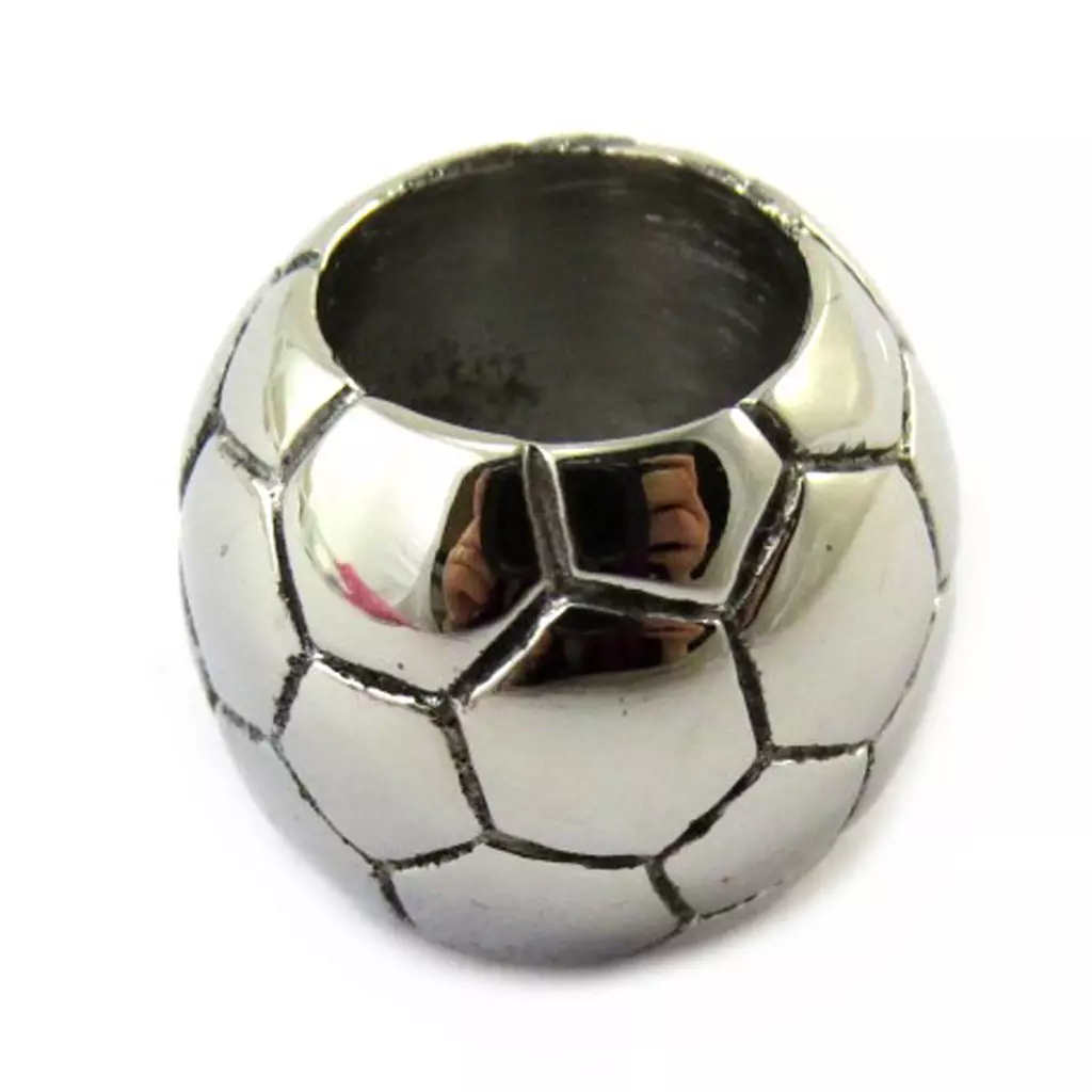 Les Trésors De Lily Pendentif Acier 'Football' Chrome [N5091]