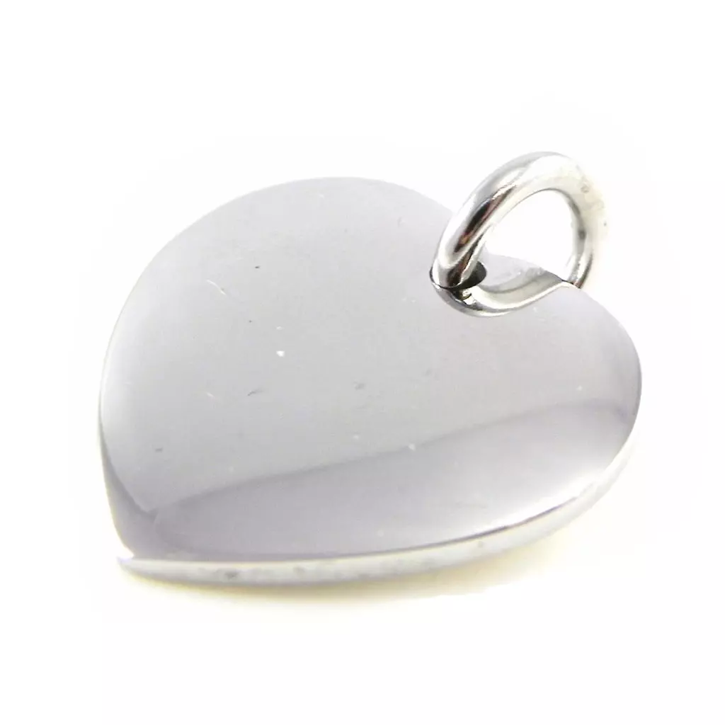 les trésors de lily Pendentif acier 'Love' argenté (personnalisable) 20x20 mm [H6231]