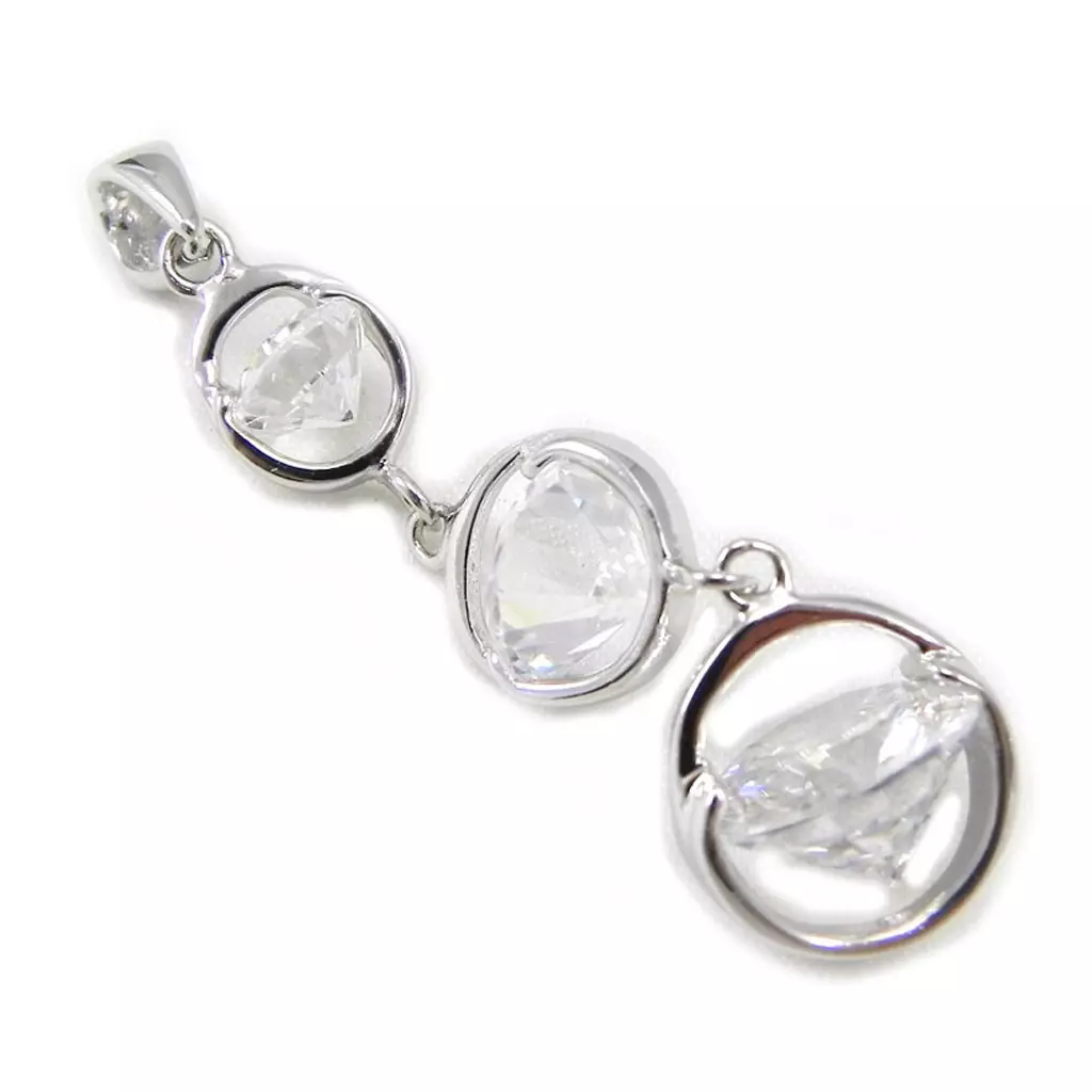 les trésors de lily Pendentif Argent 'Alchimie' [G8826]