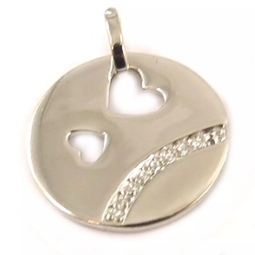 Les Trésors De Lily Pendentif Argent 'Allégorie En Coeurs' [D4597]