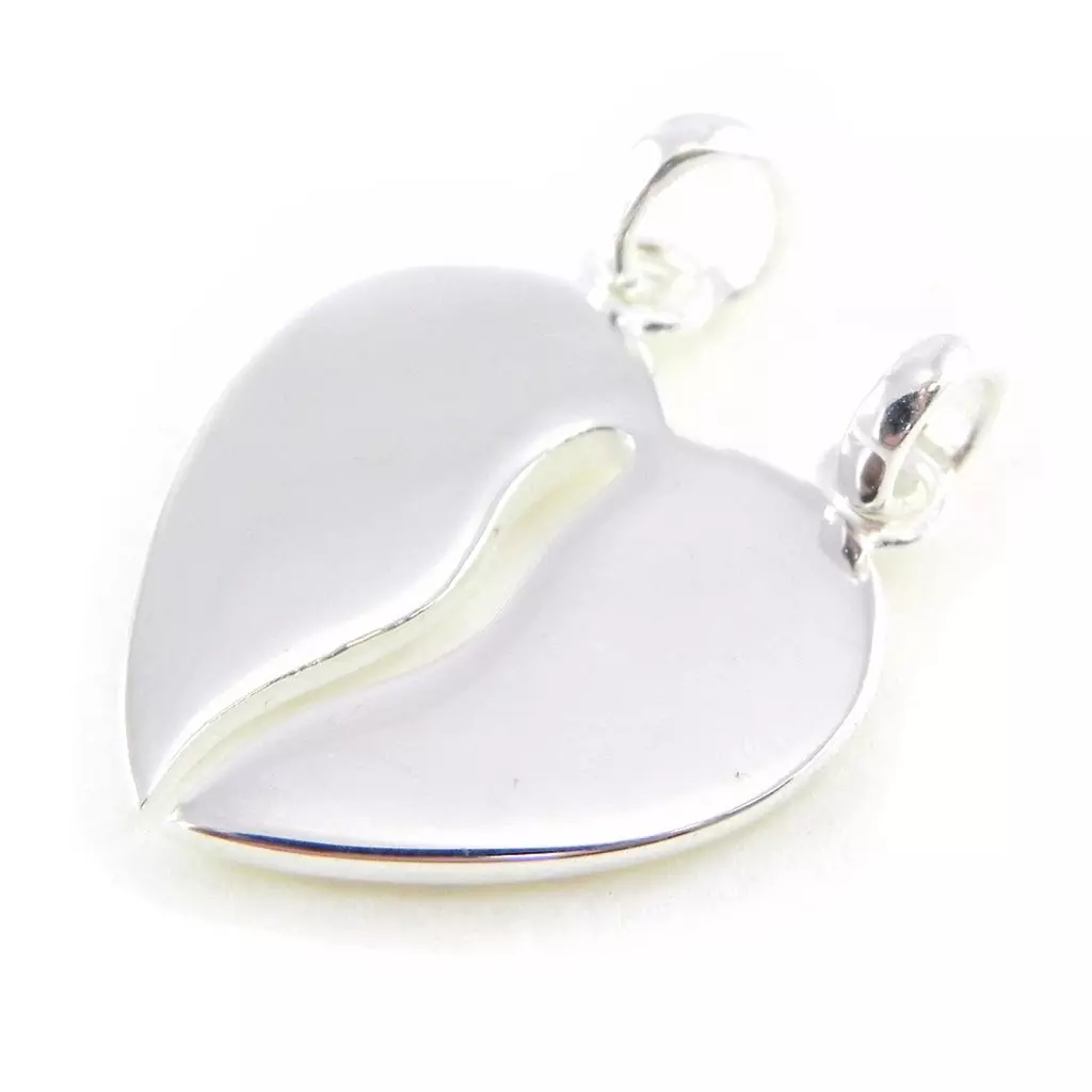 les trésors de lily Pendentif Argent 'Âmes Soeurs' argenté 18x18 mm [B3472]