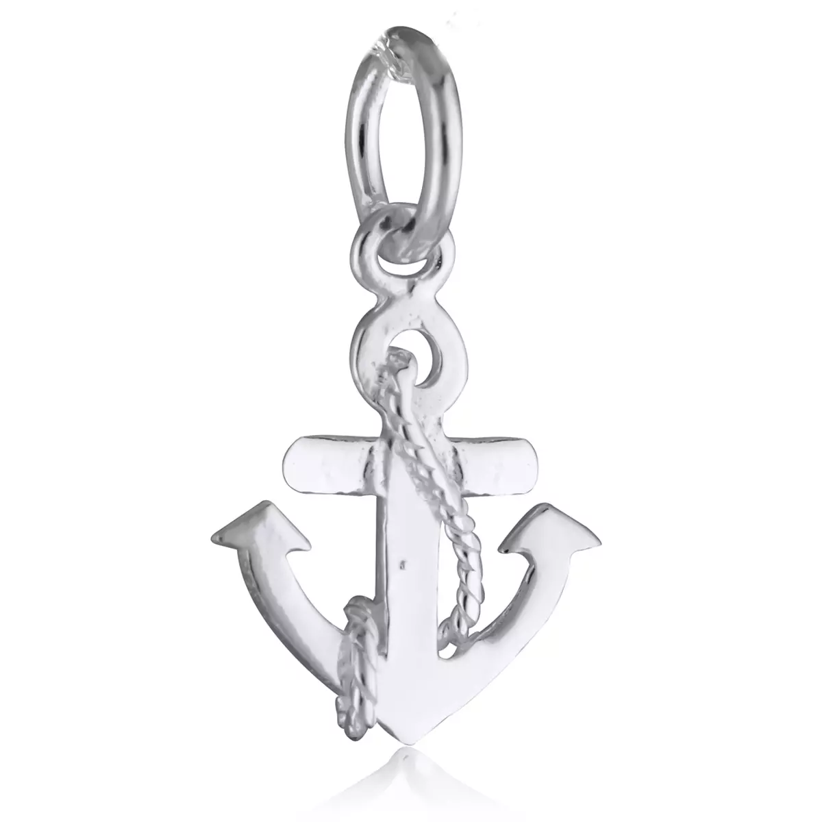 les trésors de lily Pendentif Argent 'Ancre Marine' argenté [P2356]