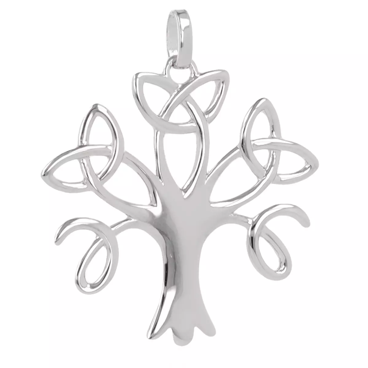 les trésors de lily Pendentif Argent 'Arbre de Vie' argenté 25x25 mm [Q2916]