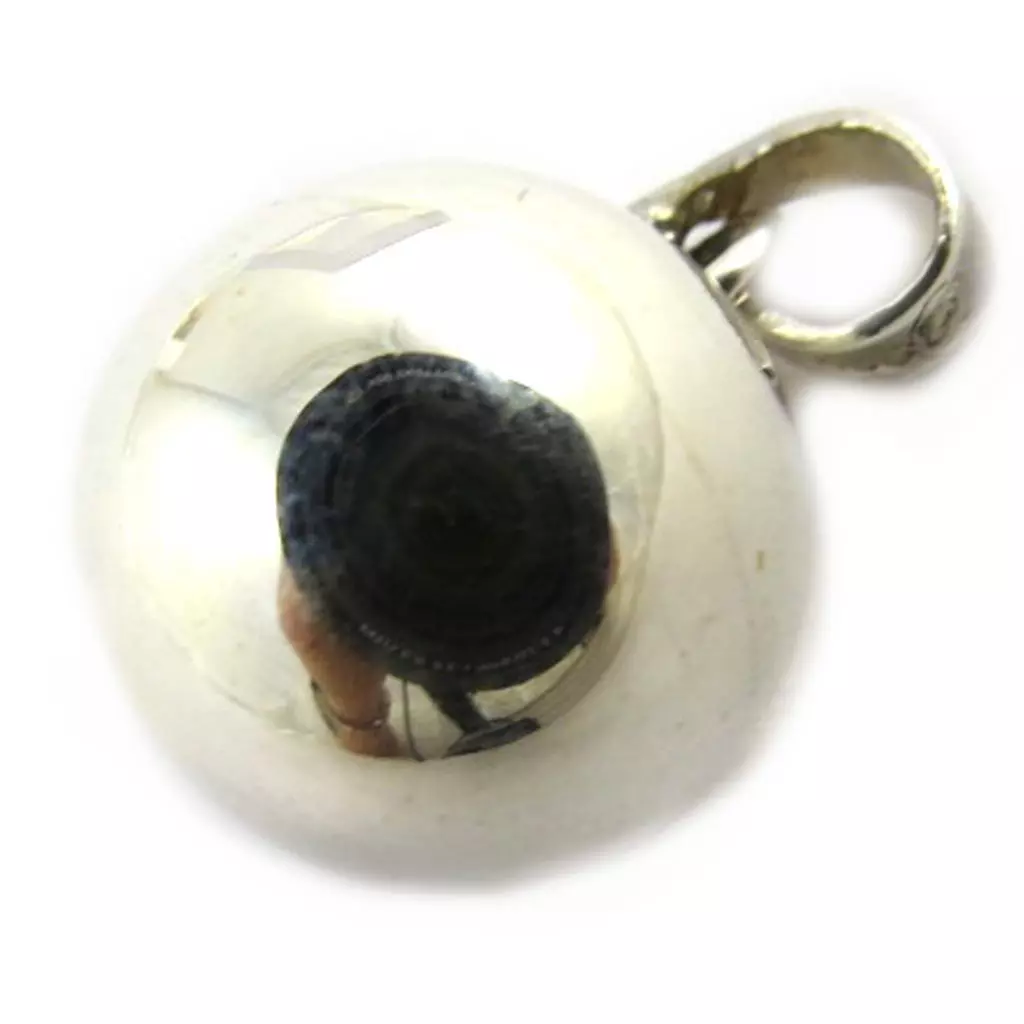 les trésors de lily Pendentif Argent 'Billes' 12 mm [M7144]