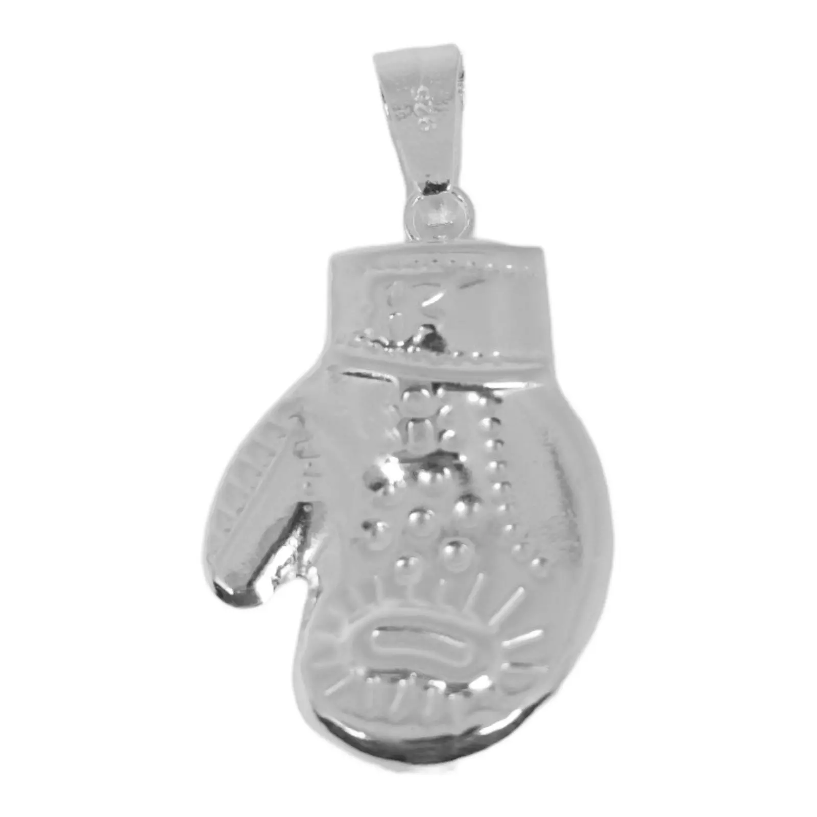 Les Trésors De Lily Pendentif Argent 'Boxe' Argenté 28x20 Mm [S0855]