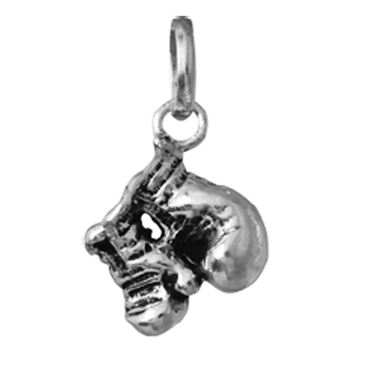 les trésors de lily Pendentif Argent 'Boxe' argenté (rhodié) 10x10 mm [N2915]