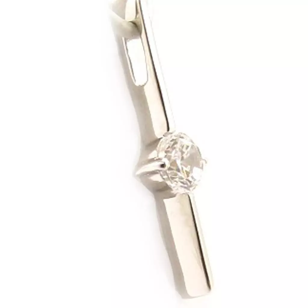 Les Trésors De Lily Pendentif Argent 'Câlin' Blanc [C3625]