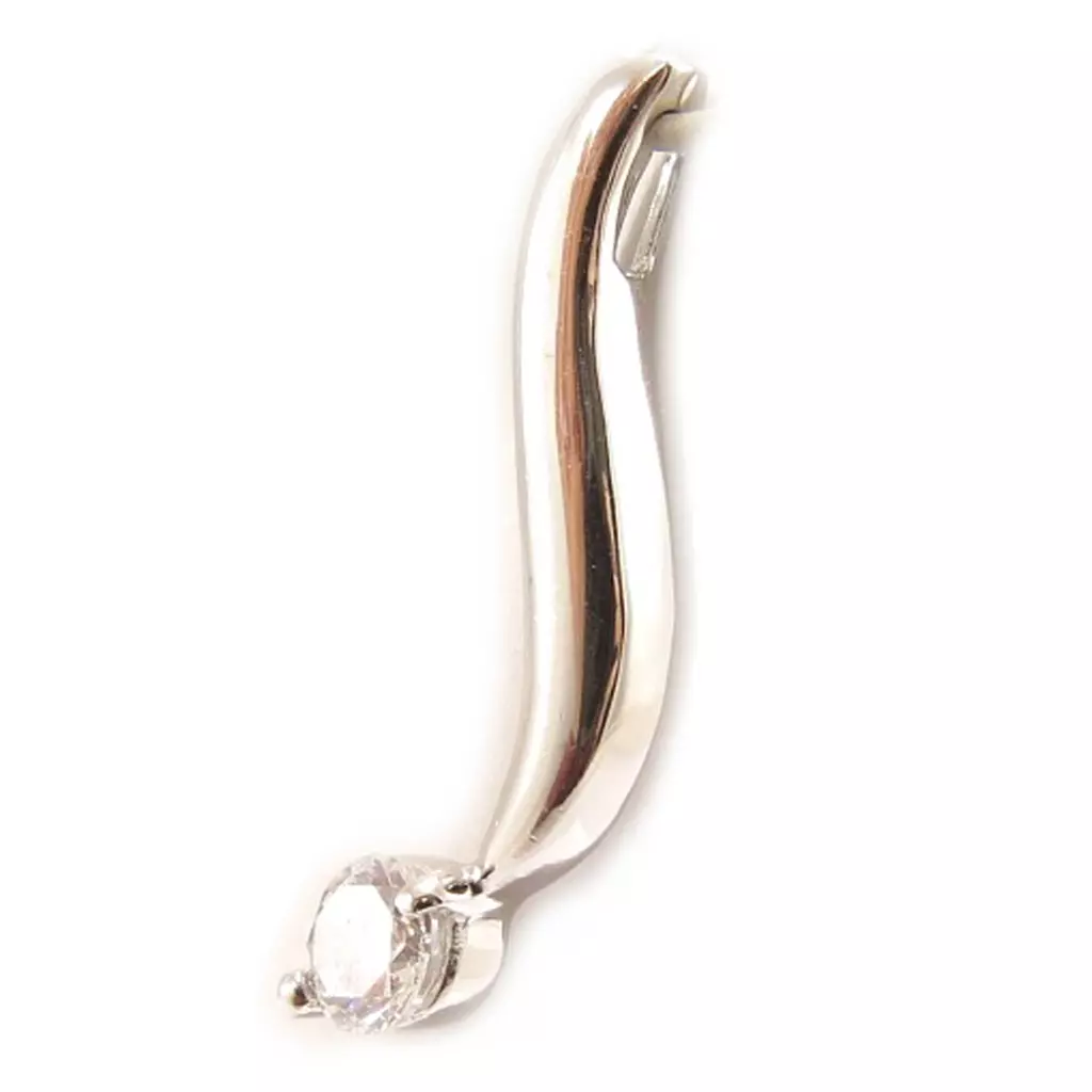 les trésors de lily Pendentif Argent 'Câlin' Blanc [C4631]