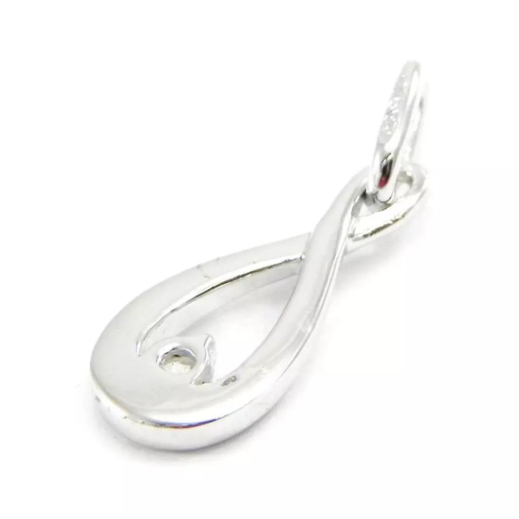 Les Trésors De Lily Pendentif Argent 'Câlin' Blanc [G6956]