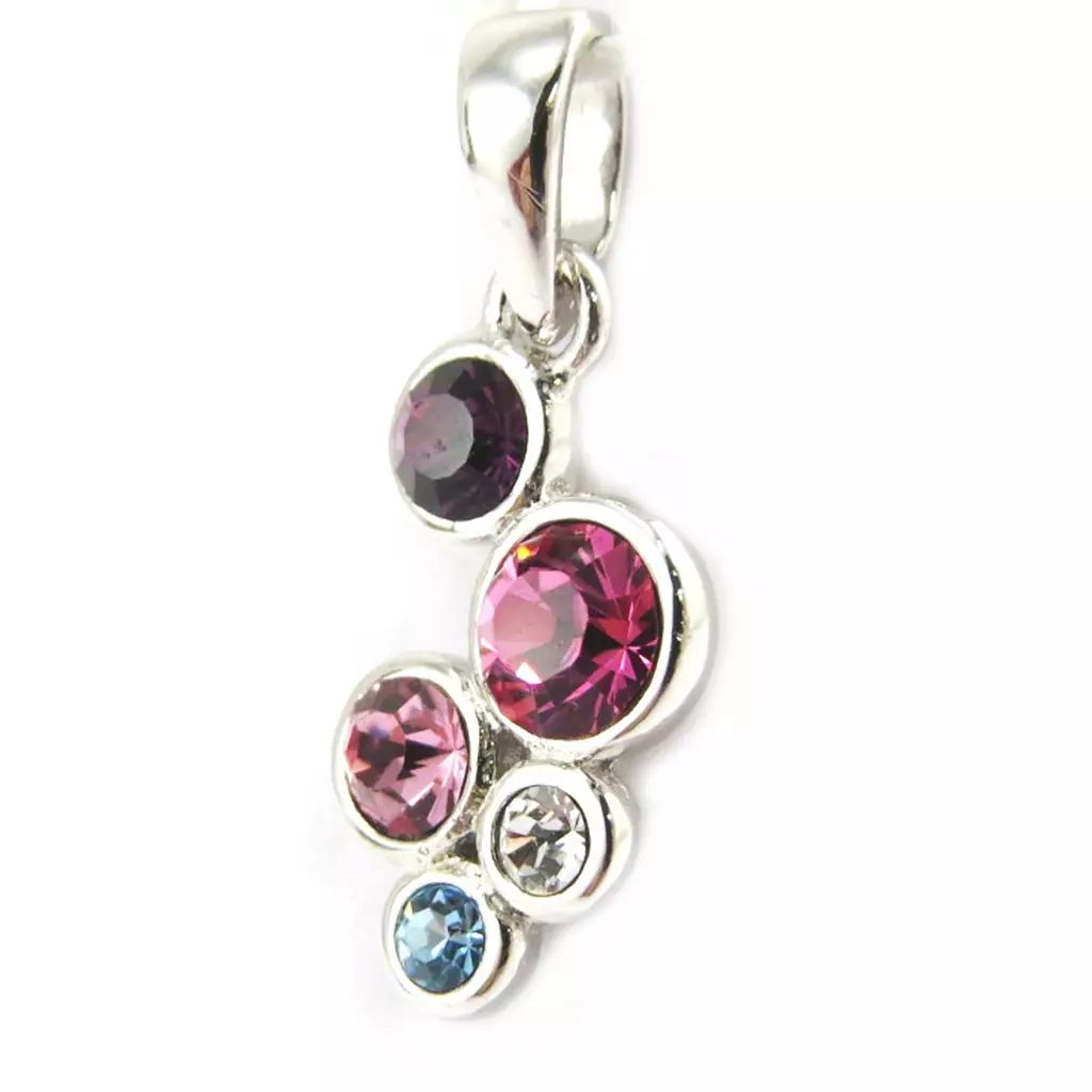 Les Trésors De Lily Pendentif Argent 'Câlin' Tutti Frutti [M1733]