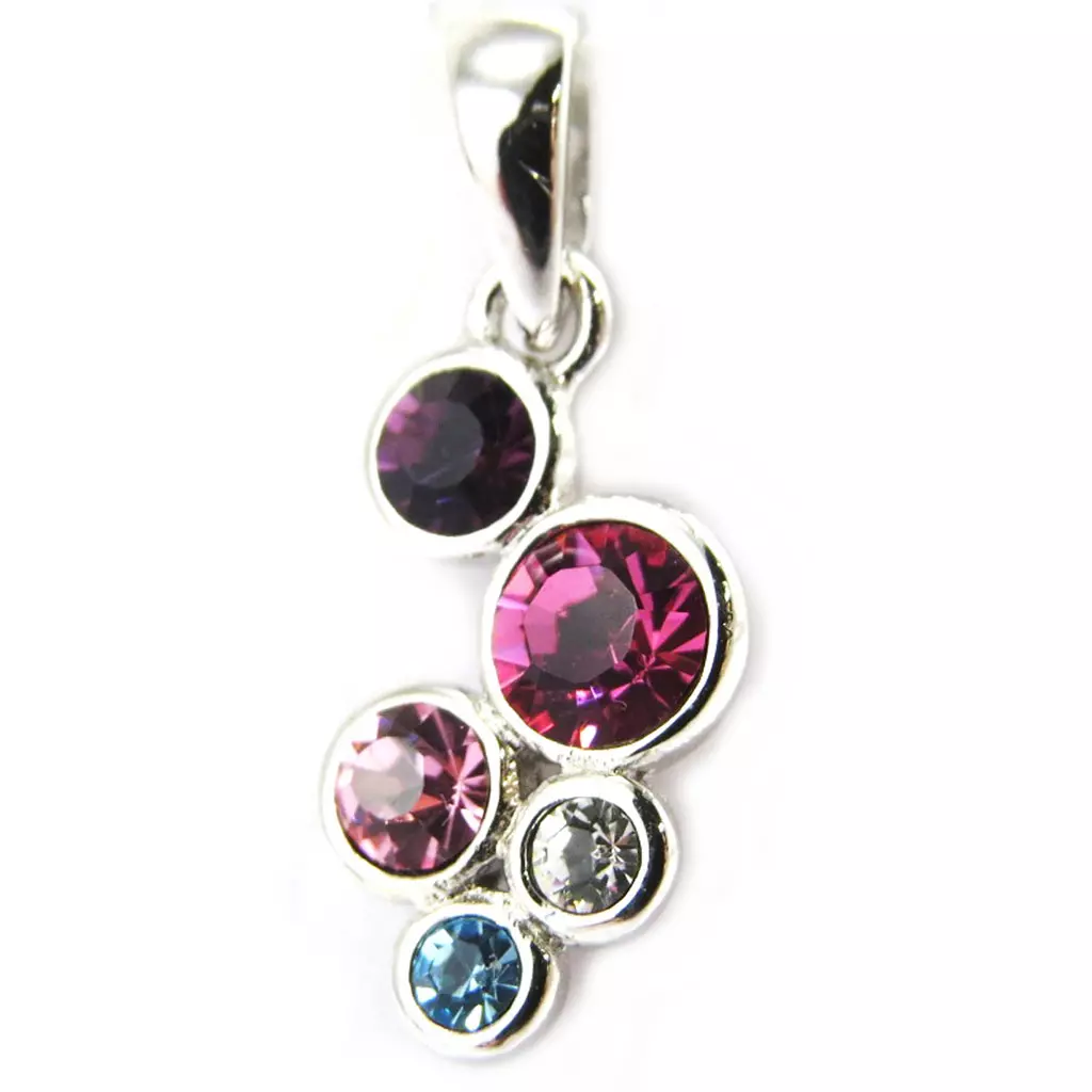Les Trésors De Lily Pendentif Argent 'Câlin' Tutti Frutti [M1733]