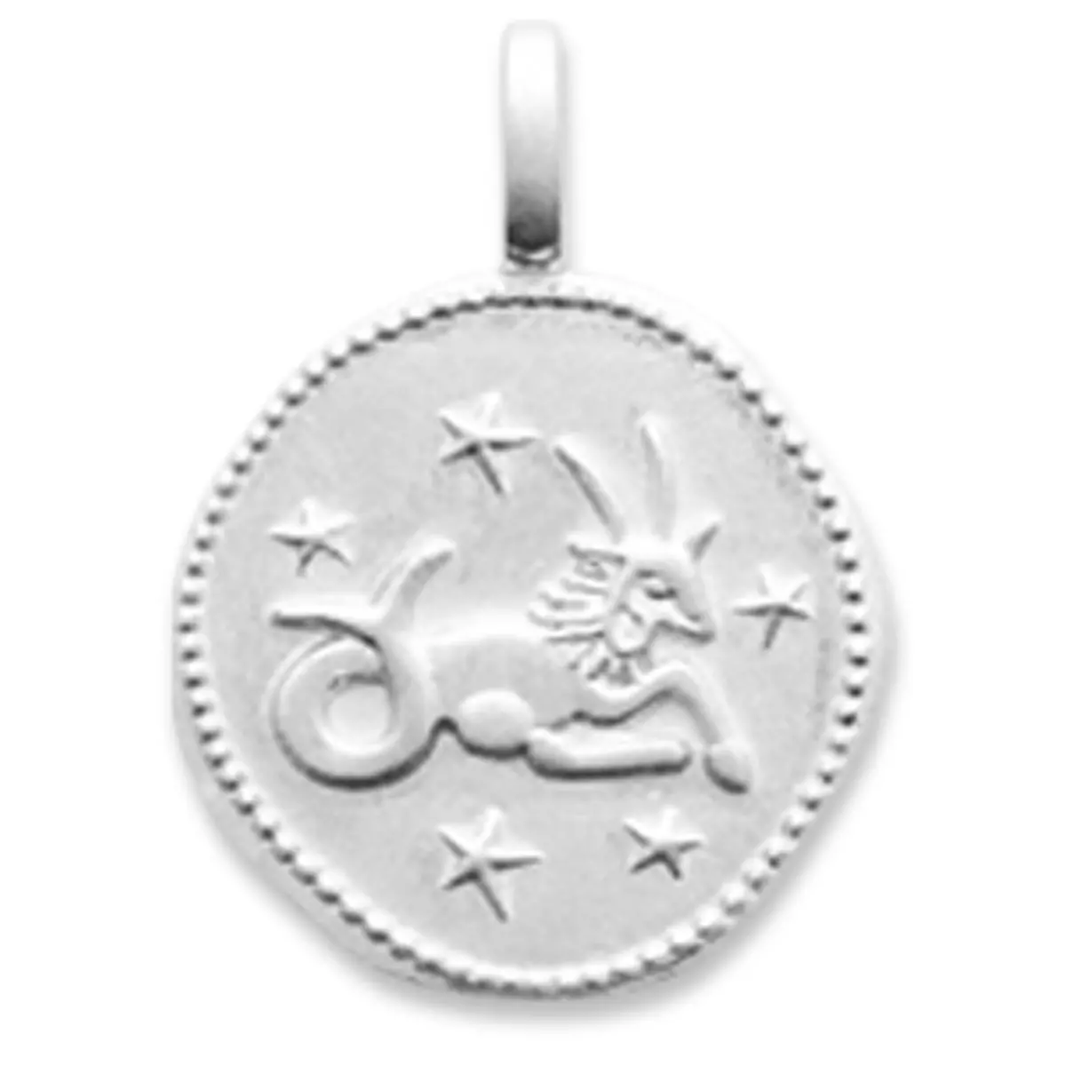 Les Trésors De Lily Pendentif Argent 'Capricorne' Argenté (rhodié) 16 Mm [Q8194]