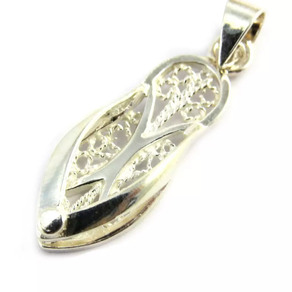 Les Trésors De Lily Pendentif Argent 'Carmen' (soulier) [M6929]
