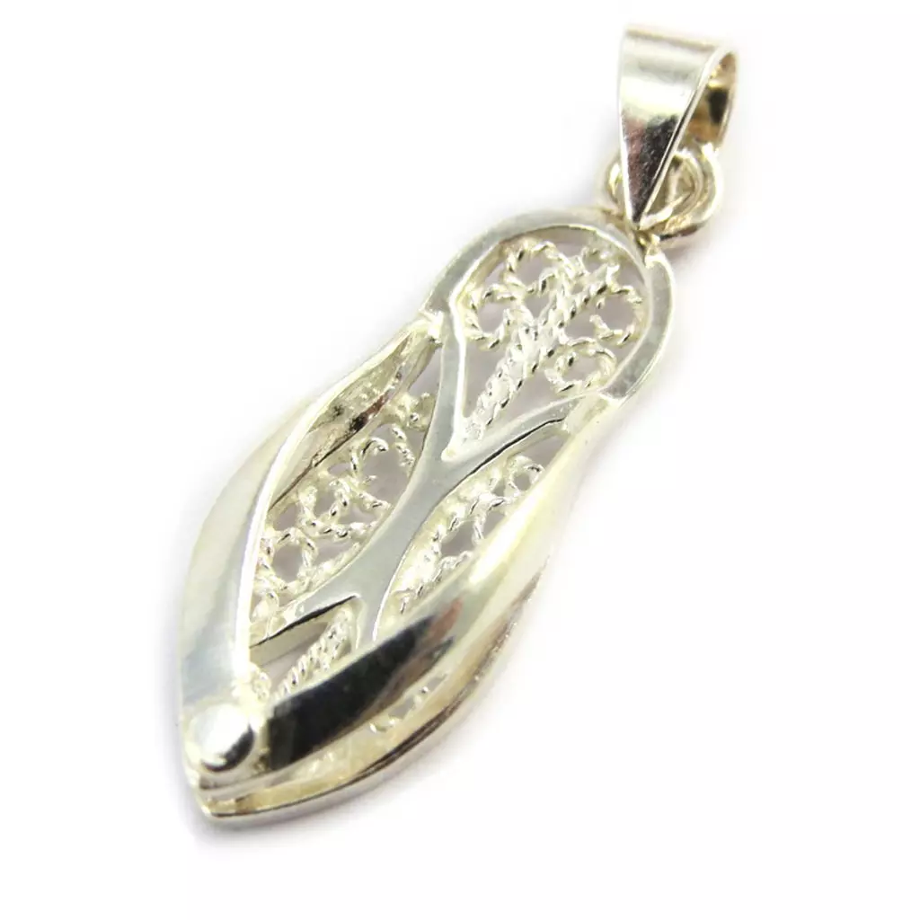 les trésors de lily Pendentif Argent 'Carmen' (soulier) [M6929]