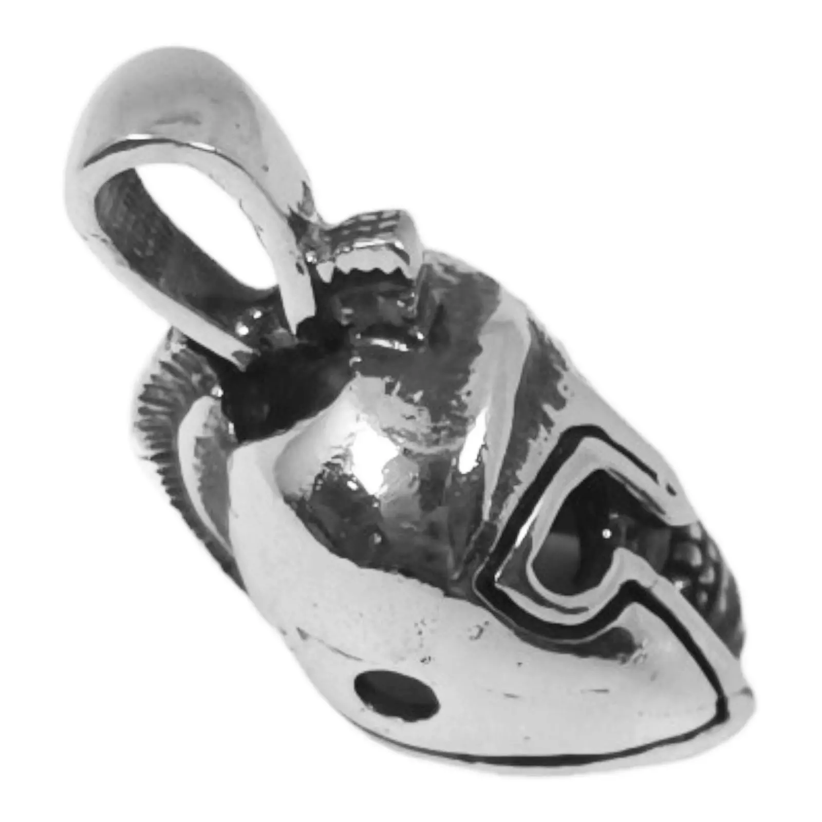 Les Trésors De Lily Pendentif Argent 'Casque Gladiateur Romain' Argenté Vieilli 13x10 Mm [S0850]