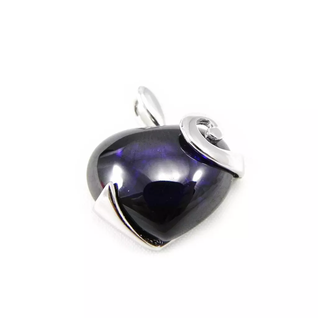 Les Trésors De Lily Pendentif Argent 'Chloé Love' Violet [G8845]