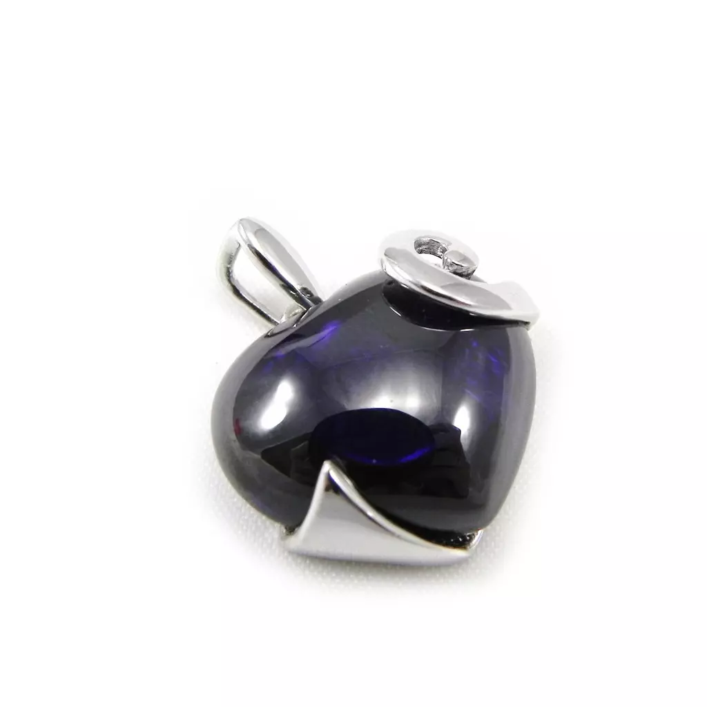 les trésors de lily Pendentif Argent 'Chloé Love' violet [G8845]