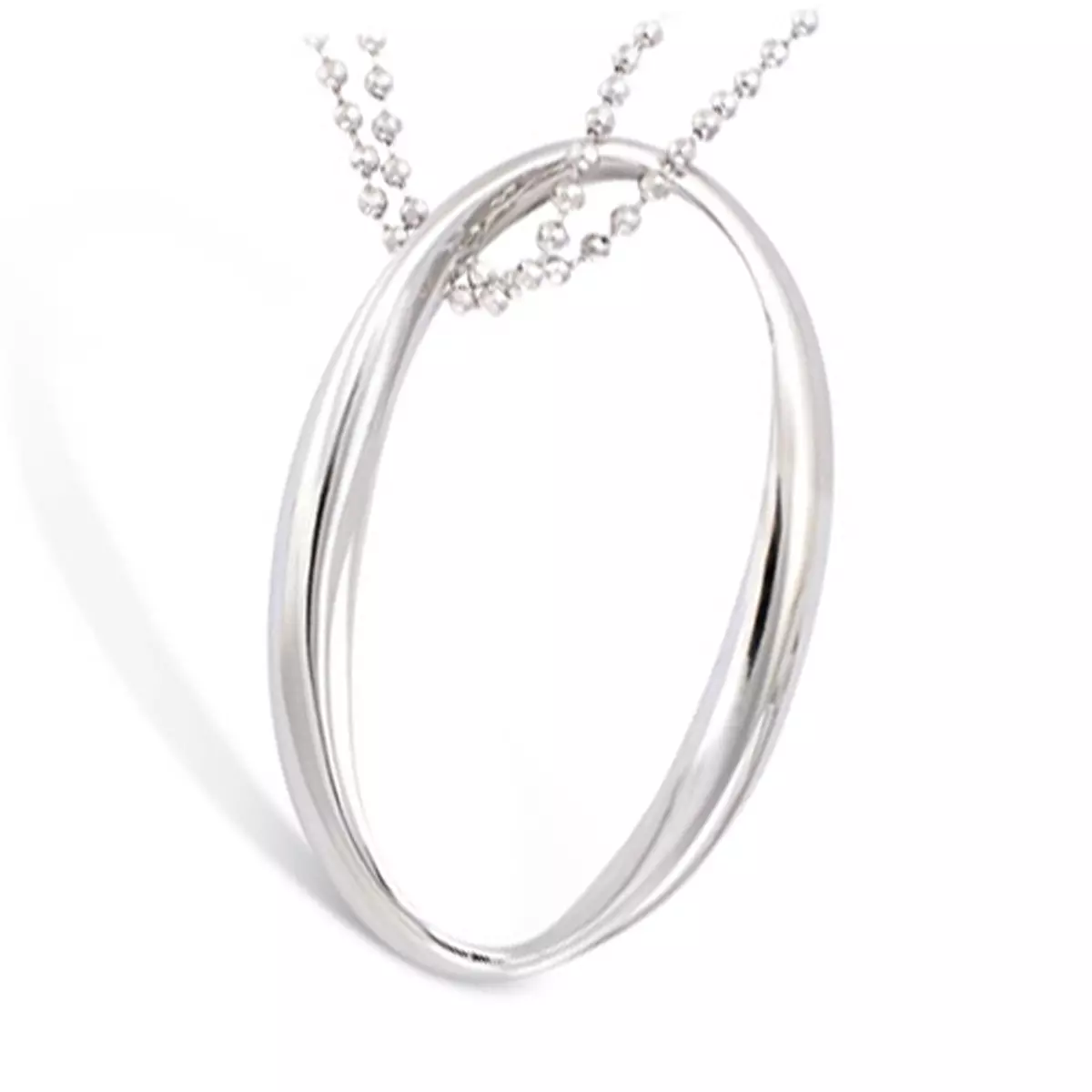 les trésors de lily Pendentif Argent 'Chorégraphie' argenté (rhodié) 37x23 mm [L7487]
