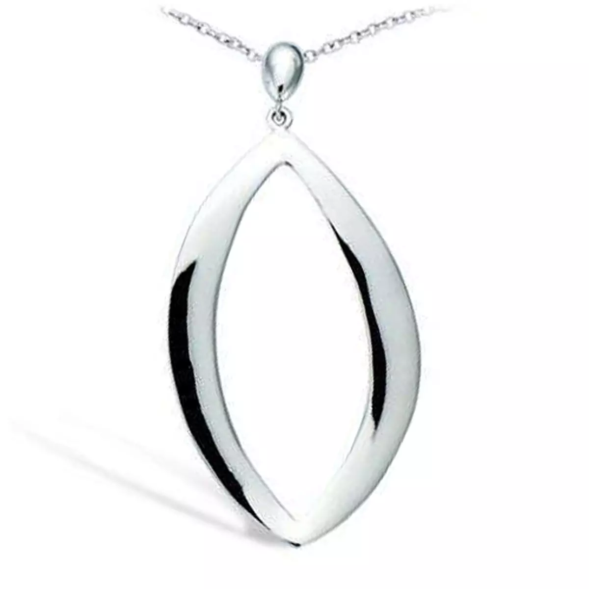 les trésors de lily Pendentif Argent 'Chorégraphie' argenté (rhodié) 45x22 mm [L7483]