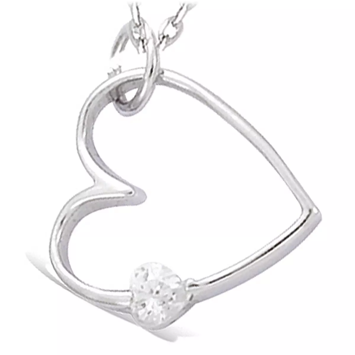 les trésors de lily Pendentif Argent 'Coeurs Joyeux' argenté (rhodié) 15x16 mm [C6925]