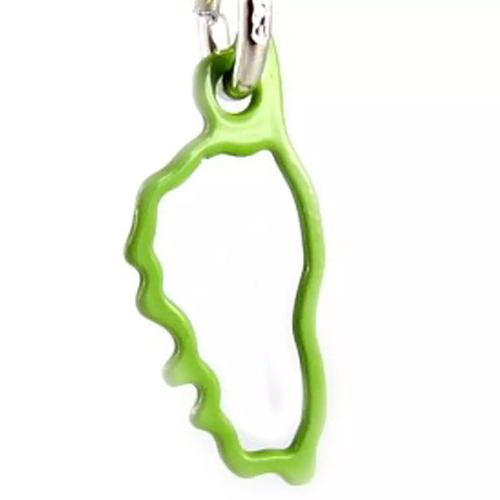 Les Trésors De Lily Pendentif Argent 'Corsica' Vert Corse [L0132]