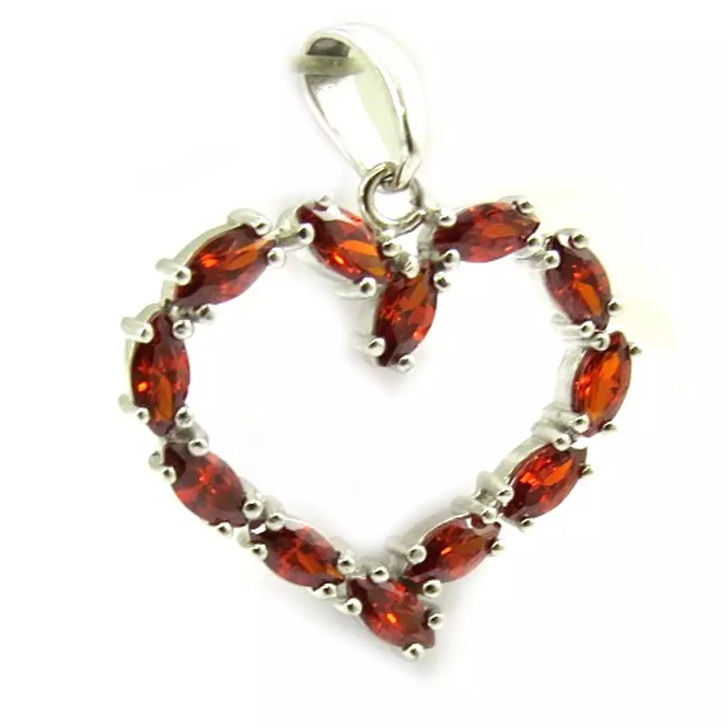 Les Trésors De Lily Pendentif Argent 'Cristal Love' [A7919]